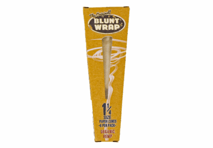 Orginal Blunt Wrap Organic Hemp Cones - 1 1/4 - 6 pack