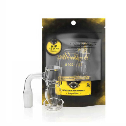 HONEYSUCKLE BUBBLE QUARTZ BANGER - 90° DEGREE | BL - Image 3