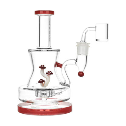 Pulsar Shadow Lurking Shrooms Dab Rig | 7.25" | 14mm F - Image 4