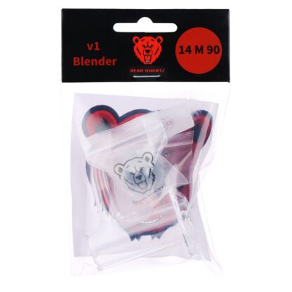 Bear Quartz V1 Blender Banger & Marbles Set | 4pc | 90 - Image 3