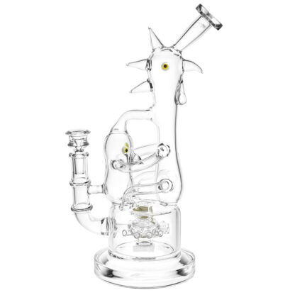 Lookah Glass Chicken Recycler Water Pipe | 12.25" | 14mm F - Image 3