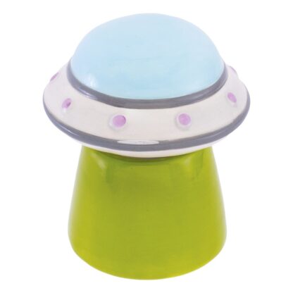 Fujima UFO Cow Ceramic Stash Jar - 4" - Image 2
