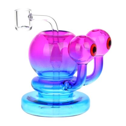 Neon Sponge Bob Pet Beastie Glass Dab Rig - 4" / 14mm F - Image 3