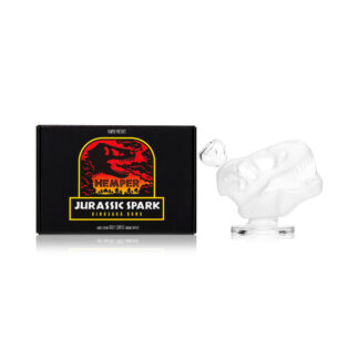 Jurassic Spark Skull Bong 4.5"