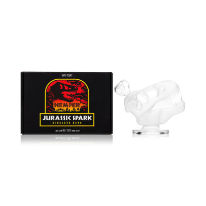 Jurassic Spark Skull Bong 4.5"