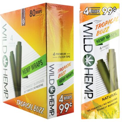 Wild Hemp Hemp Wraps | 4pc | 20pk Display - Image 4