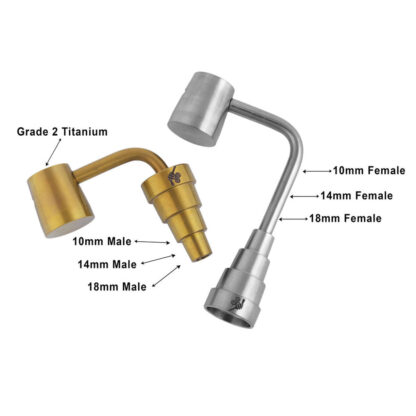 TITANIUM 6 IN 1 LONG NECK BANGER DAB NAIL - Image 18