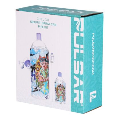 Pulsar Graffiti Series Spray Paint Glass Water Pipe Set / 7.5" / 14mm F - Image 11