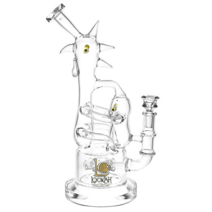 Lookah Glass Chicken Recycler Water Pipe | 12.25" | 14mm F - Image 2