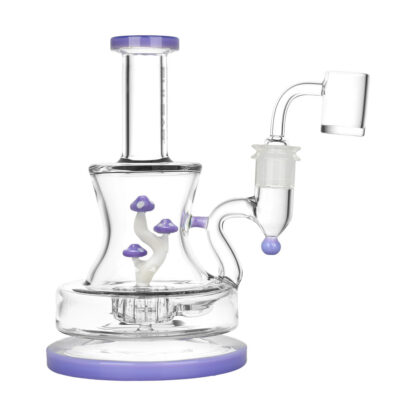 Pulsar Shadow Lurking Shrooms Dab Rig | 7.25" | 14mm F - Image 3