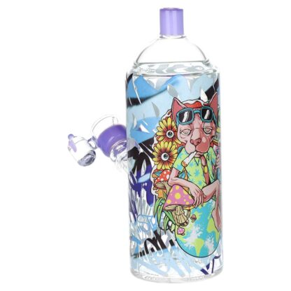 Pulsar Graffiti Series Spray Paint Glass Water Pipe Set / 7.5" / 14mm F - Image 8