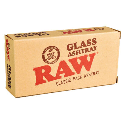 RAW Classic Pack Glass Ashtray - 6"x3" - Image 2