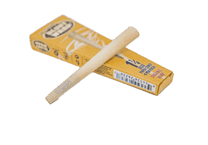 Orginal Blunt Wrap Organic Hemp Cones - 1 1/4 - 6 pack - Image 2