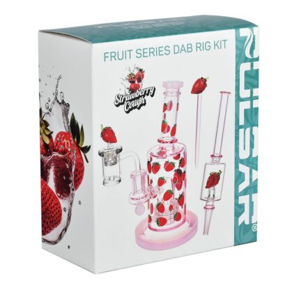 Pulsar Strawberry Cough Glow In The Dark Dab Rig Kit - 8" / 14mm F - Image 7