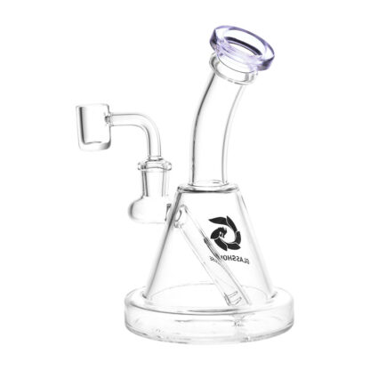 Glass House Bent Neck Glass Dab Rig - 6.75" / 14mm F / Colors Vary - Image 3