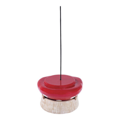 Fujima Red Mushroom Covered Ashtray - 4.75" - Image 2