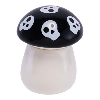 Fujima Mushroom Skull Ceramic Stash Jar - 4.25" - Image 3