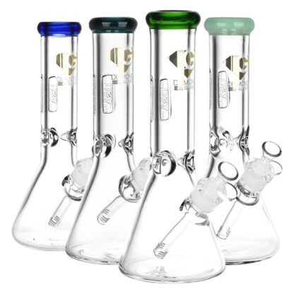 Diamond Glass American Made Beaker Bong - 11.75" / 14mm F - Image 2