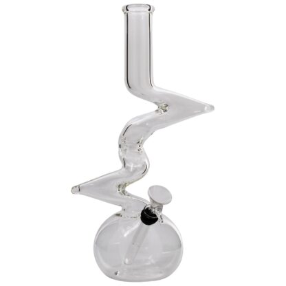LA Pipes "Jacob's Ladder" Crystal Clear Zong Bong - Image 7