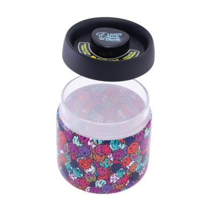 Fujima Dank Tank Vacuum Glass Jar - 4.2" / Melty Smiley - Image 3