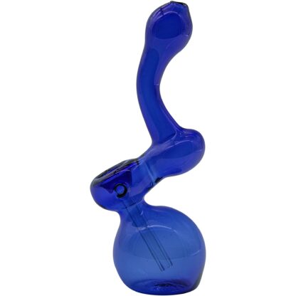 LA Pipes "Sherbub" Glass Sherlock Bubbler Pipe (Various Colors) - Image 4