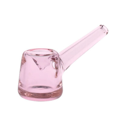 Simple Elegance Hammer Glass Hand Pipe - 3.75" / Colors Vary - Image 2