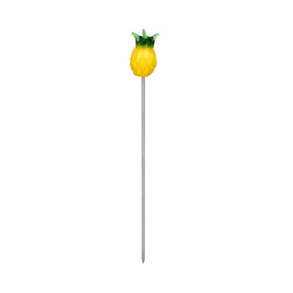 Pulsar Fruit Series Pineapple Express Herb Pipe Glow Duo - 10" / 14mm F - Image 4