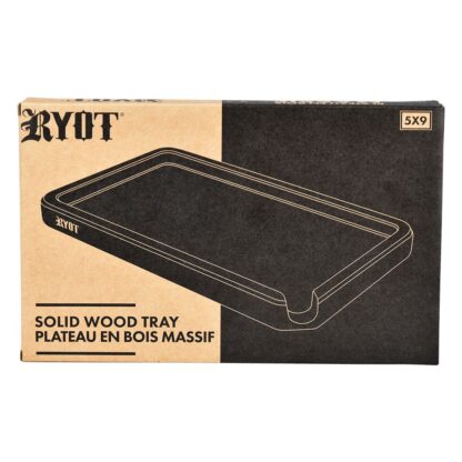 RYOT Wood Rolling Tray - 5" x 9" / Walnut - Image 3