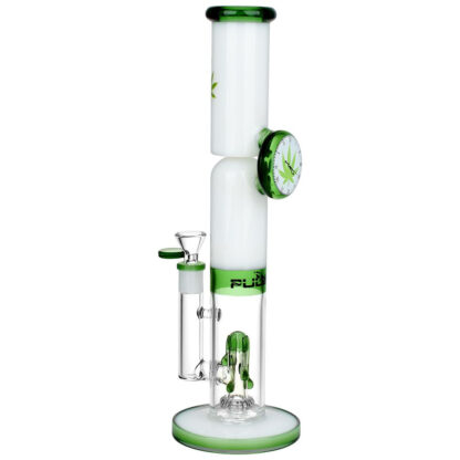 Pulsar 420 O'Clock Glow In The Dark Straight Tube Water Pipe - 13" / 14mm F - Image 3
