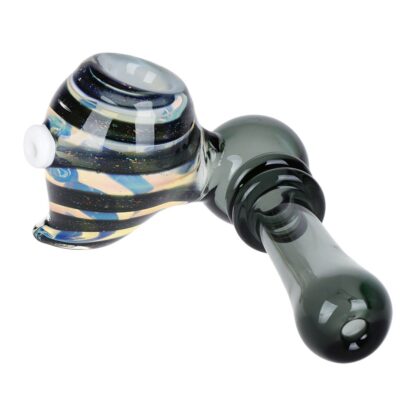 Intergalactic Hive Dichro Swirl Sidecar Glass Hand Pipe - 4" - Image 2