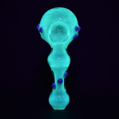 Inner Illumination Glow In The Dark Spoon Pipe - 4.5" / Colors Vary - Image 2