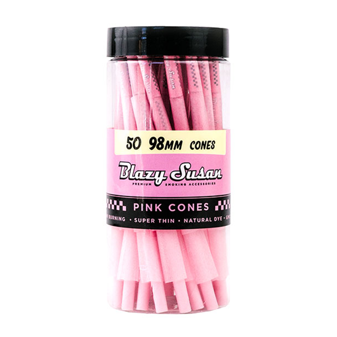 Blazy Susan Pink Paper Cones - Image 5