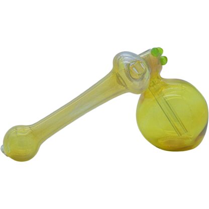 LA Pipes "Silver Sidecar" Fumed Hammer Sidecar Pipe (Various Colors) - Image 3