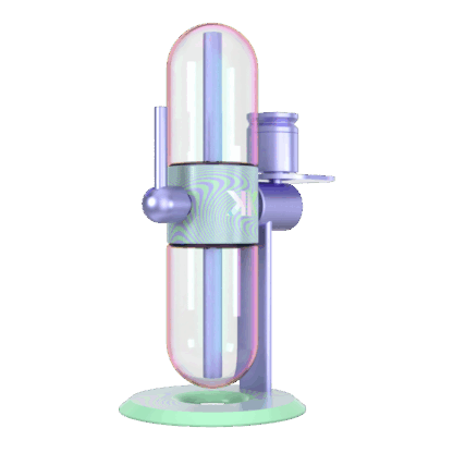 Khalifa x Stündenglass Gravity Infuser - Violet Sky / Mints - Image 6