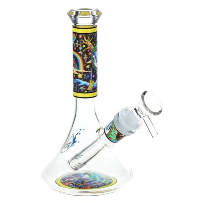 Pulsar Design Series Flared Beaker Glass Water Pipe | 6.75" | 14mm F - Image 8