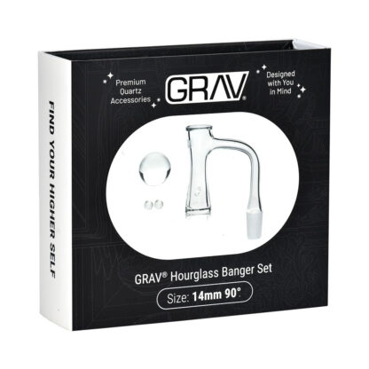 GRAV Hourglass Quartz Banger Set | 4pc | 14mm M - Image 5