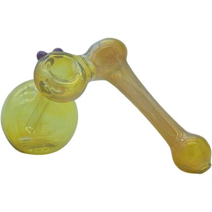 LA Pipes "Silver Sidecar" Fumed Hammer Sidecar Pipe (Various Colors) - Image 5