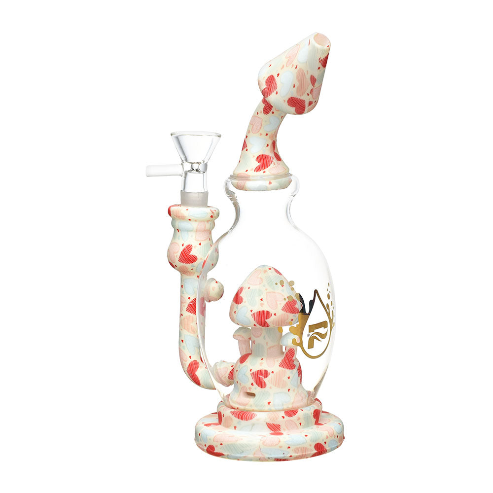 Pulsar Shroom Celebration Water Pipe | 8" | 14mm F - Image 7