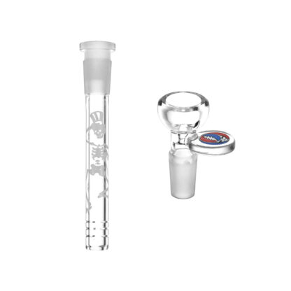 Grateful Dead x Pulsar Straight Tube Glass Bong - 11.75" / 14mm F - Image 4
