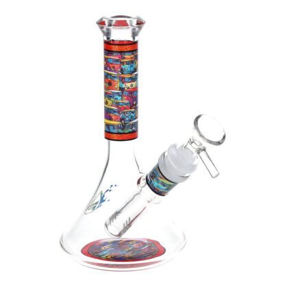Pulsar Design Series Flared Beaker Glass Water Pipe | 6.75" | 14mm F - Image 5