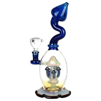 Mushroom Magic Glass Water Pipe - 11" / 14mm F - Image 2