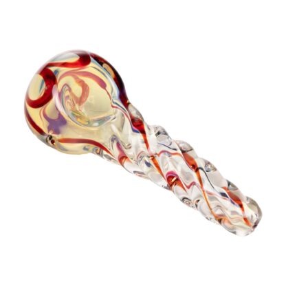 Human Grade Twist Glass Spoon Pipe Model B - Image 3