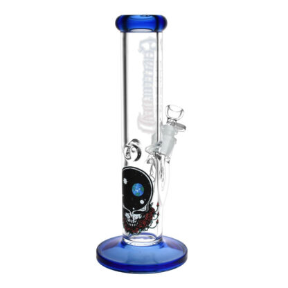Grateful Dead x Pulsar Straight Tube Glass Bong - 11.75" / 14mm F - Image 3
