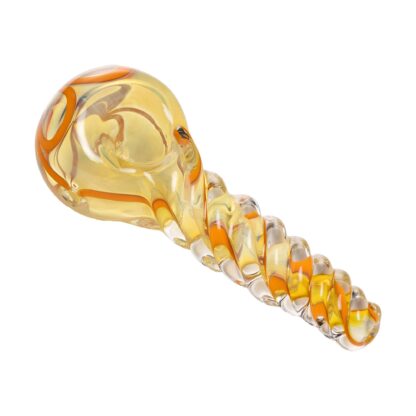Human Grade Twist Glass Spoon Pipe Model B - Image 2
