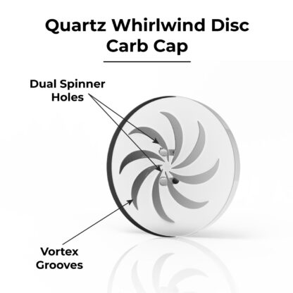 Honeybee Herb QUARTZ WHIRLWIND DISC  CARB CAP - Image 3