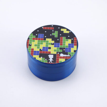 Tetris Design Zinc Alloy Metal Grinder 4 Piece - Image 2