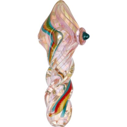 Candy Pop Memories Twisted Glass Hand Pipe - 5" - Image 2