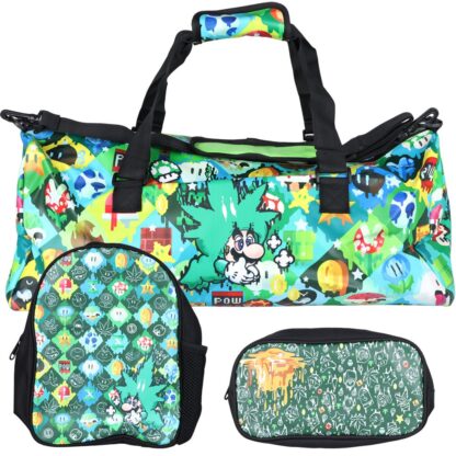Dabtized Duffel Bag & Backpack 3-Piece Travel Set - Smoke Broz - Image 2