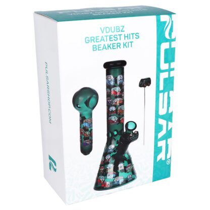 Pulsar Greatest Hits Series Glow Herb Pipe Duo / 10" / 14mm F - Image 62