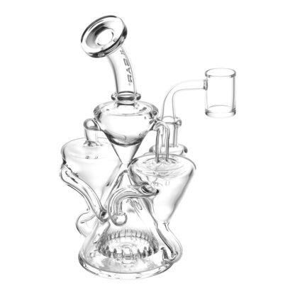 Pulsar Dual Recycler Glass Dab Rig - 7.75" / 14mm F - Image 3